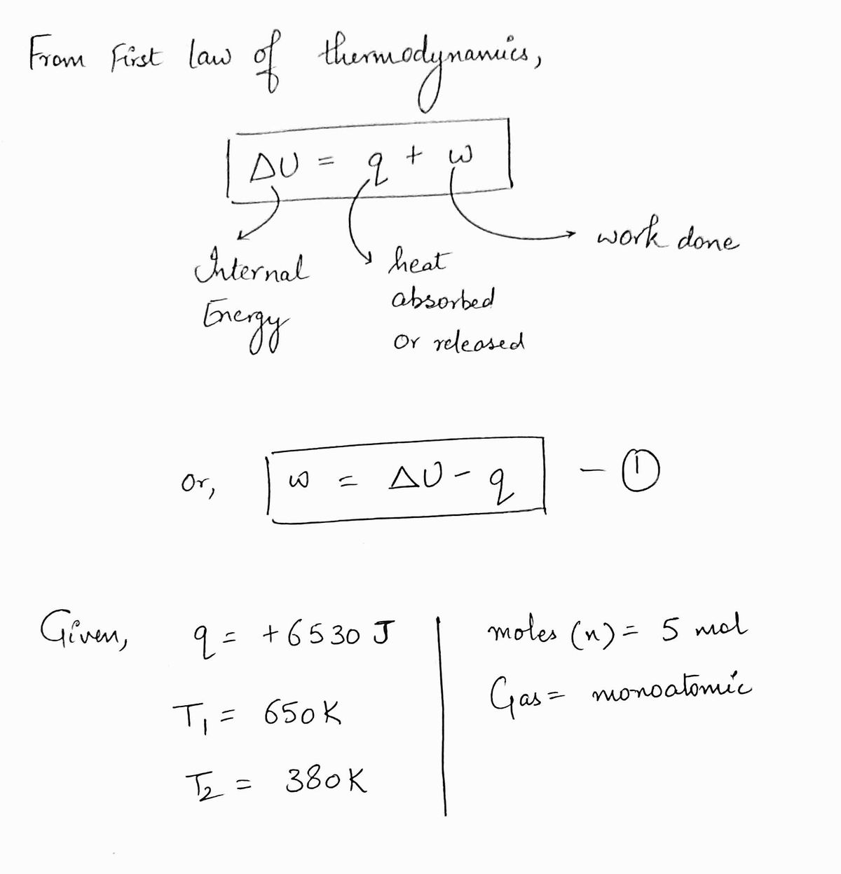 Chemistry homework question answer, step 1, image 1